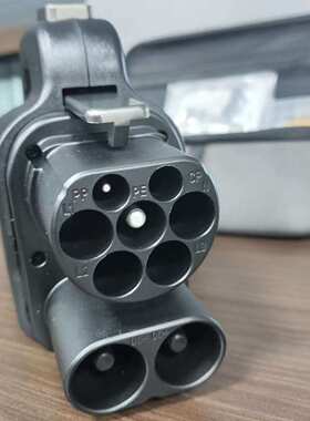 ST-E063 CCS2转GBT国标直流充电桩取电转换器快速充电转接头插头