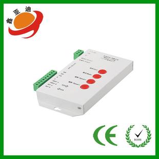 24V通用2048像素点SK6812 1000S控制器LED灯带SD编程控制器5