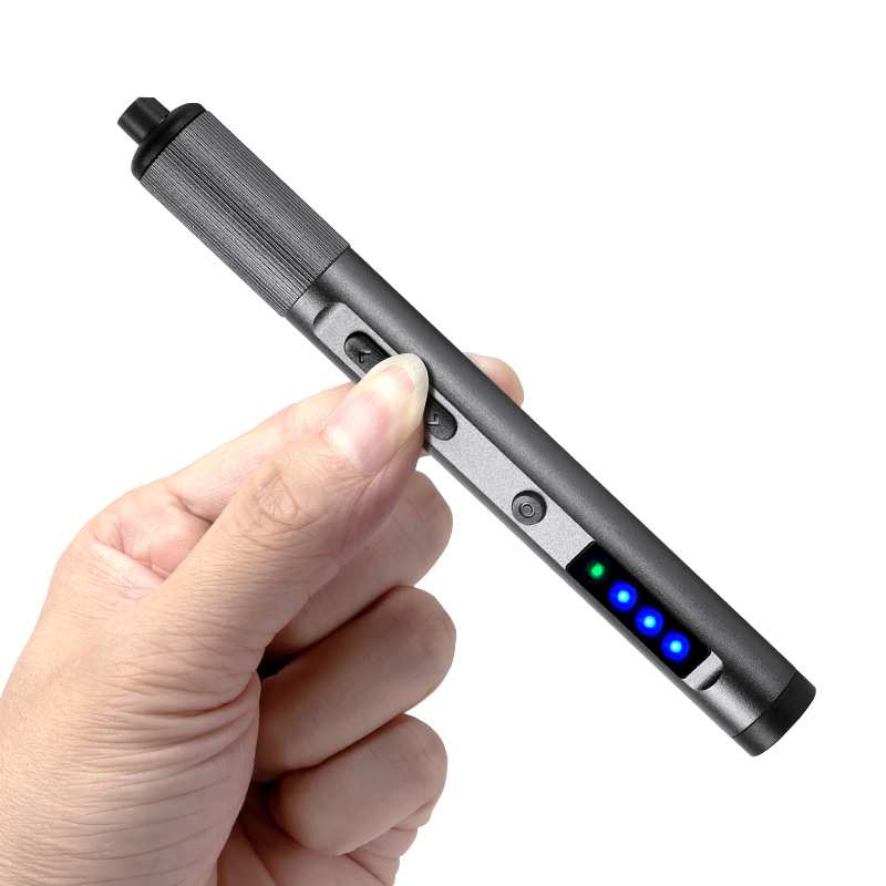 跨境便携工具可调档扭矩LED灯批头起子精密锂电充电式电动螺丝刀