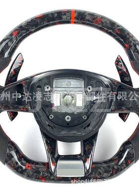 适用于奔驰A45CLA45AMGC63C43E63E53级ECLS级GLEGLC方向盘碳纤维