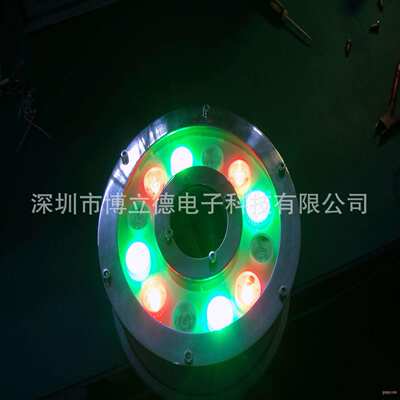 喷泉灯厂家直销邛崃市崇州市七彩led防水水下灯小型音乐喷泉户外
