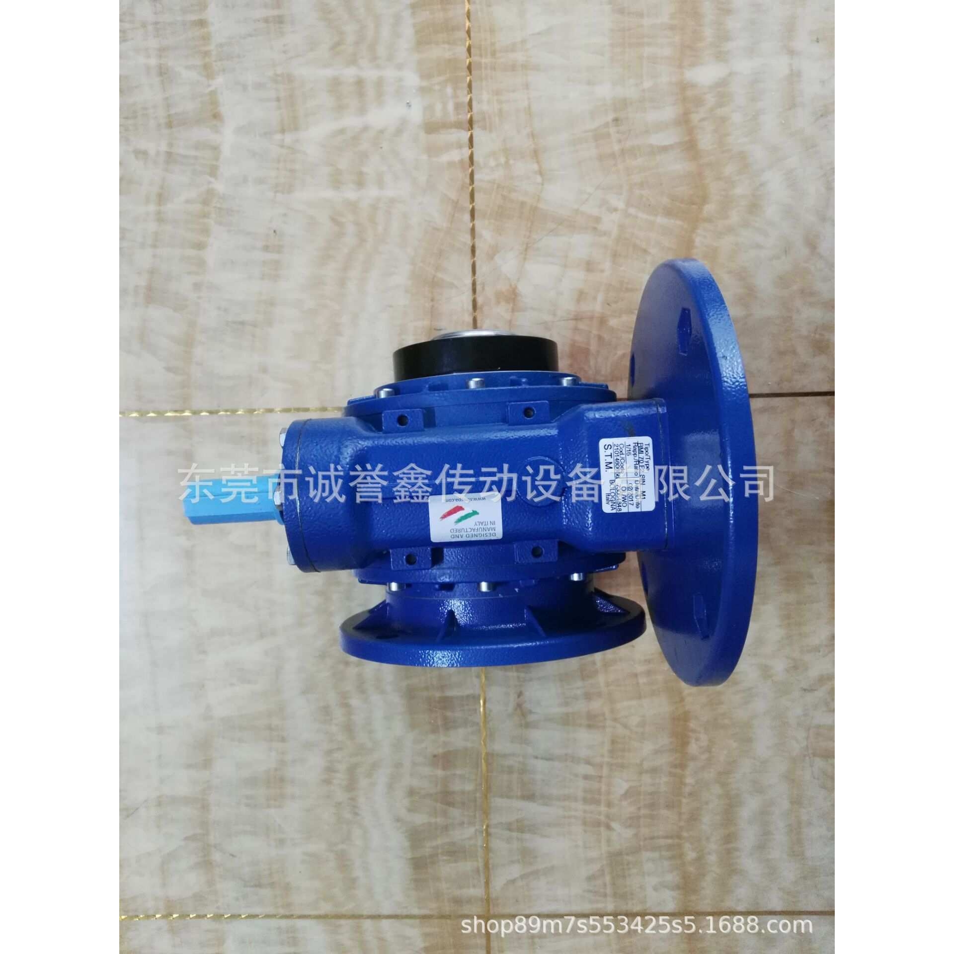 意大利SEF减速机 SEF蜗轮蜗杆减速箱RMI50 FL 1/50  80B5