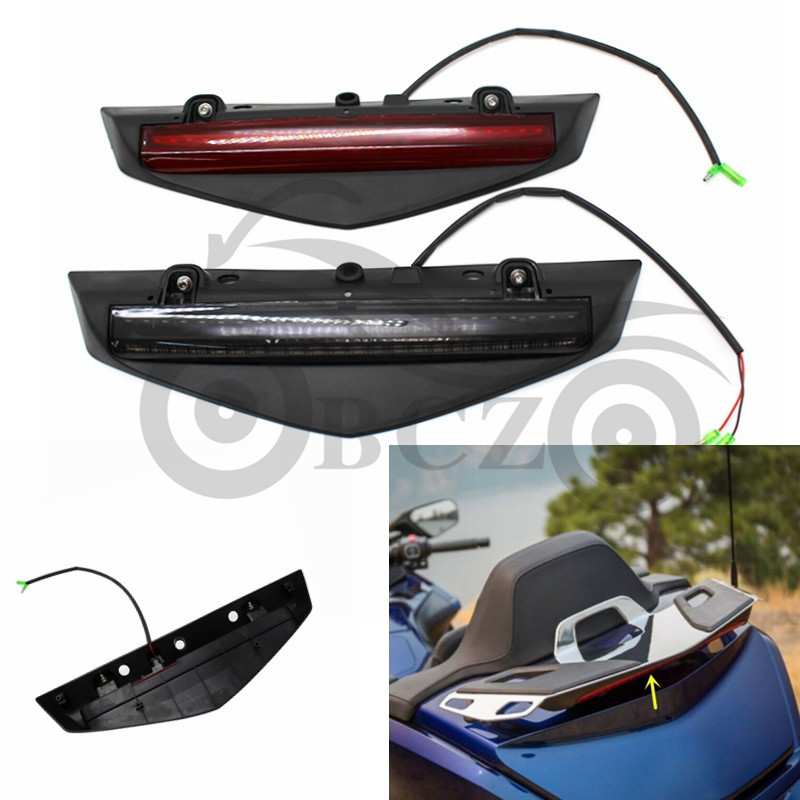 适用于金翼GL1800 18-21年款巡航版改装尾箱行李架货架刹车灯