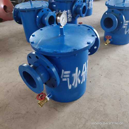 山东 YJQS-C汽水分离器 3寸压风管道气水分离器 DN89汽水沉淀器过