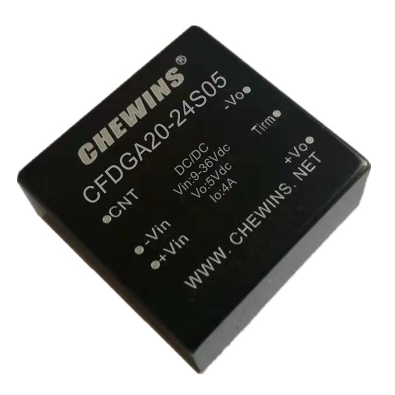 CFDGA20-48S24 DCDC电源模块18-75V输入48V转24V隔离3000V 20W