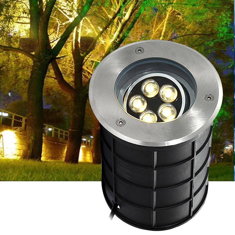 LED埋地灯可调角度地埋灯户外防水射灯墙角灯9/15/18/24W广场地灯