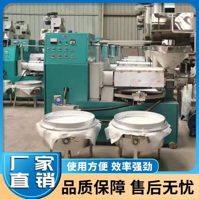 榨油机商用油坊全套冷榨胡麻螺旋全自动核桃油核桃仁榨油菜籽油