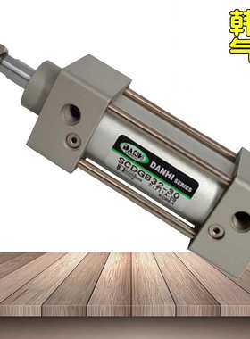韩国DANHI丹海SCDGB32-30标准往复直线气缓冲气缸ISO6430油压气缸