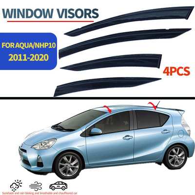 适用丰田Aqua车窗晴雨挡雨挡Toyota Aqua 2011-2019Window visors
