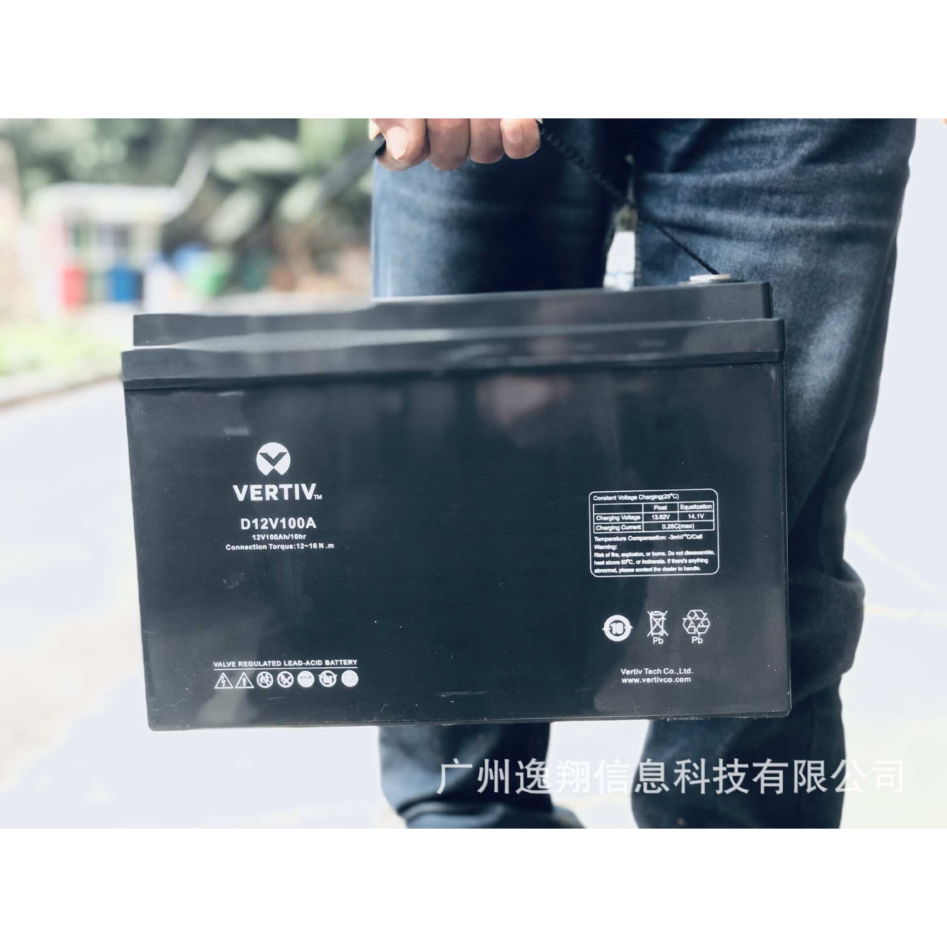 ENERSON维谛/vertiv艾默生蓄电池12V100AH型号 机房UPS电源