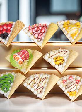 诱人食欲特色小吃可丽饼明档展示模型创意家居摆饰Crepes质优价廉