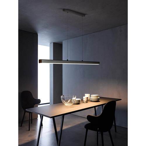 极简现代简约北欧工作室设计师灯具吧台饭厅餐桌一字长条餐厅吊灯