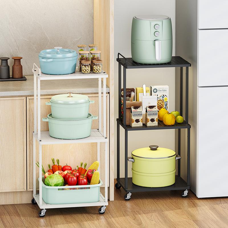 小推车置物架阳台洗衣机多层置物架客厅养花展示架卫生间收纳架子