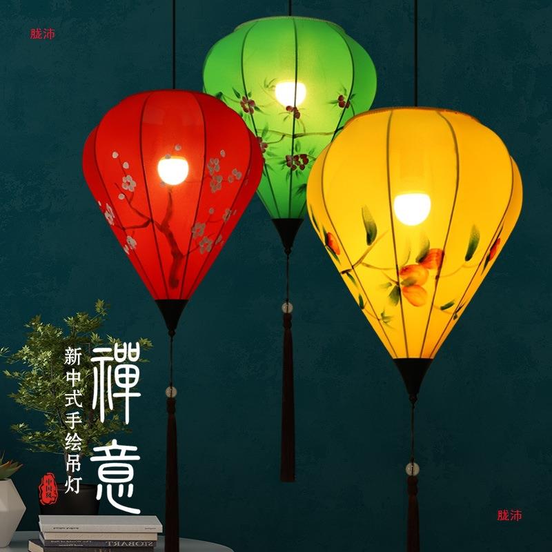 钻石灯笼商城装饰酒店茶楼悬挂场景布置仿古典灯笼花吊灯中秋越南