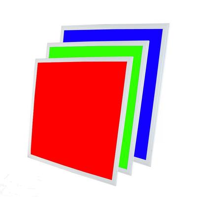 ledRGB面板灯厂商 彩色36w平板灯工程款 七彩超薄6060平板灯