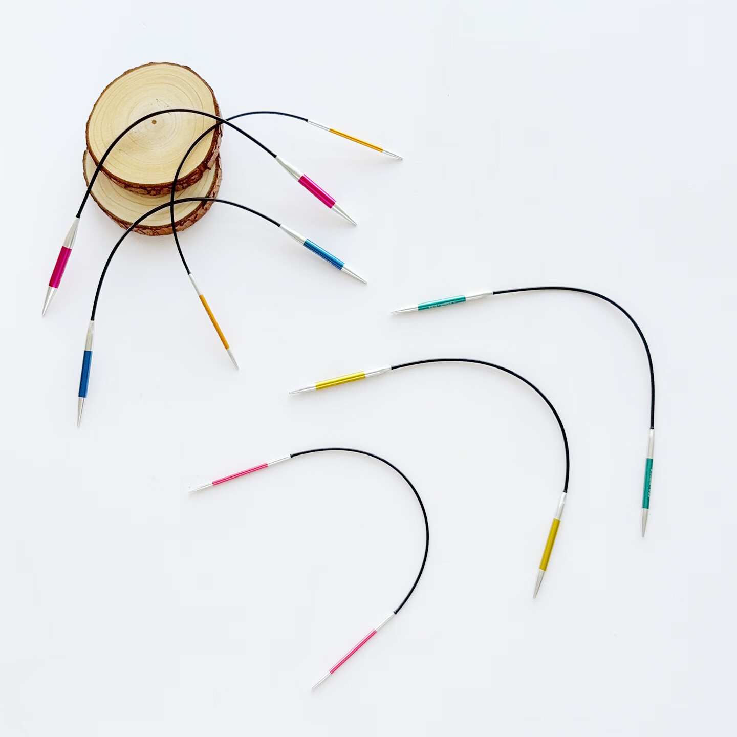 knitpro zing 22.5cm环针 彩铝环针 袖子针 进口编制毛线针