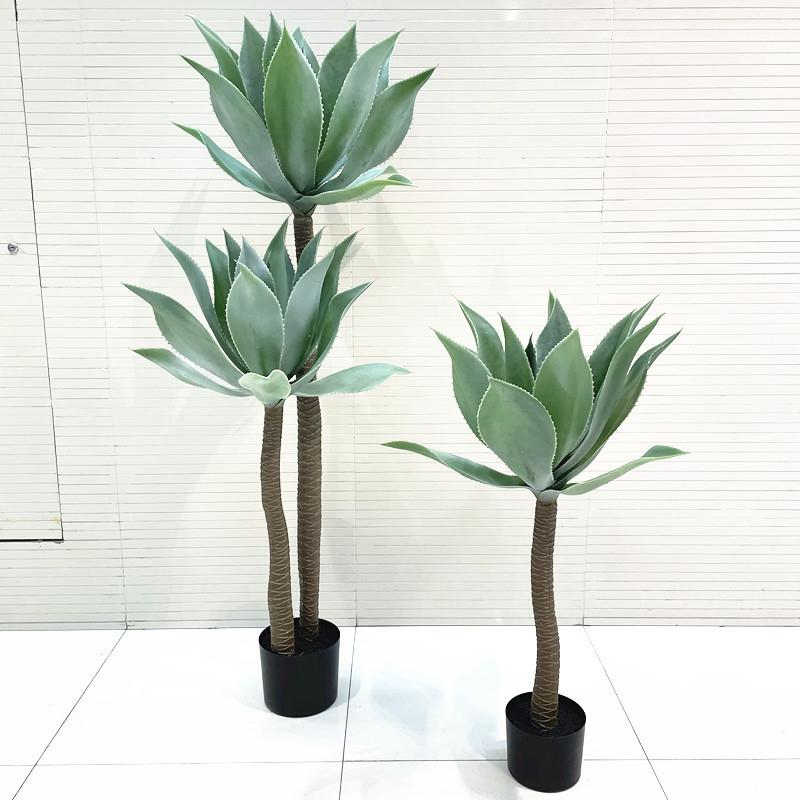 仿真聚宝莲 翡翠莲树热带绿植盆景橱窗装饰室内落地绿植摆件多肉