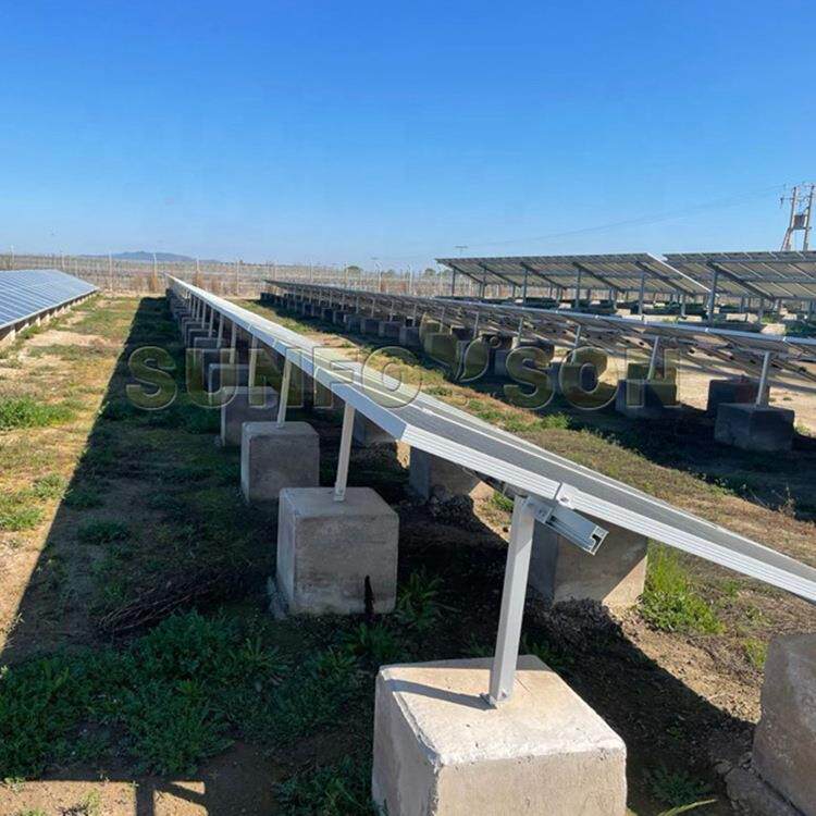 可调安装角度铝合金光伏支架厂家直供 铝合金太阳能面板支架直供