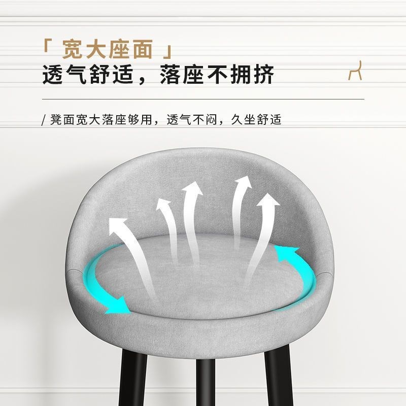吧台椅酒吧高脚凳前台吧椅家用旋转升降靠背高凳子高座椅商用希良