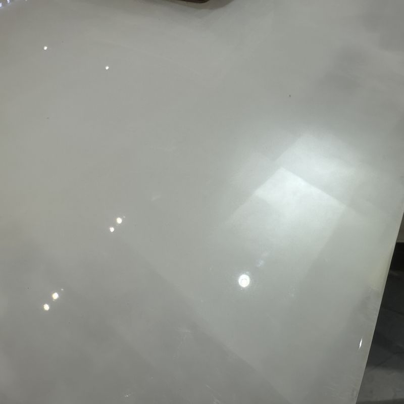天然大理石餐桌意式轻奢高端简约A级大白冰玉长方形组合定制现代