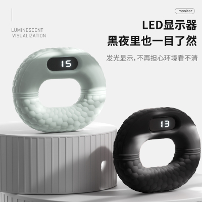 万嘉计数硅胶握力圈器球专业锻炼练手力减压力量康复训练器材手劲