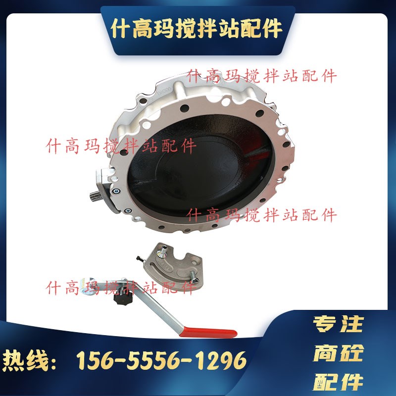 手动粉尘蝶阀 双法兰铝合金蝶阀水泥搅拌站粉体法兰蝶阀DN200 300