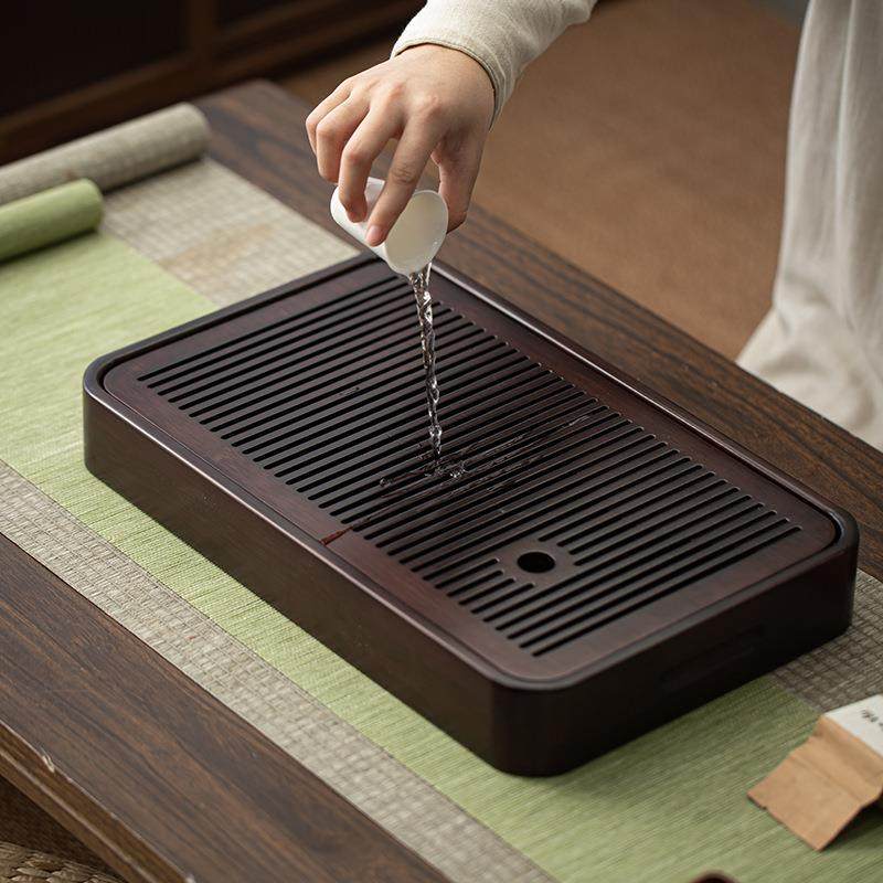 家用黑胡桃实木竹制茶盘茶海小型办公室蓄水储水式干泡台茶台托盘,鲜花速递/花卉仿真/绿植园艺,其它园艺用品,淘宝优惠券,粉丝福利购,淘宝优惠卷