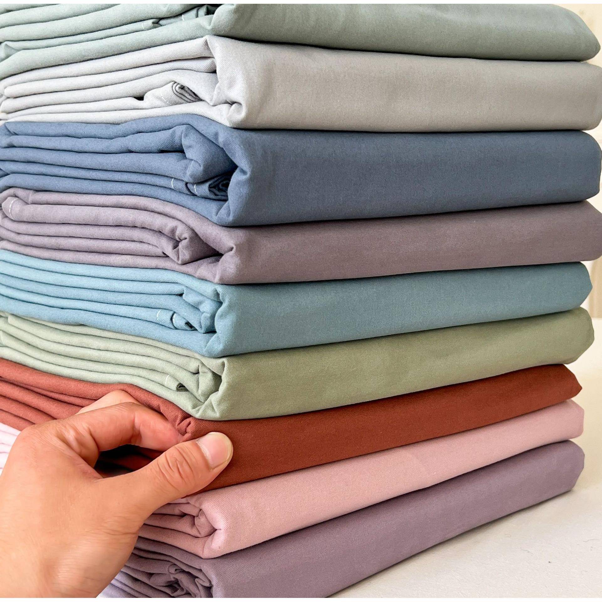 纯色秋冬季磨毛纯棉床单单件加厚全棉单双人单品简约被单床笠床罩