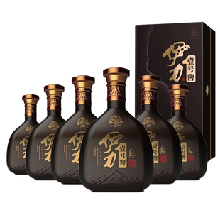 新疆伊力壹一号窖黄金窖池52度浓香型白酒500ml 保真 6瓶整箱正品