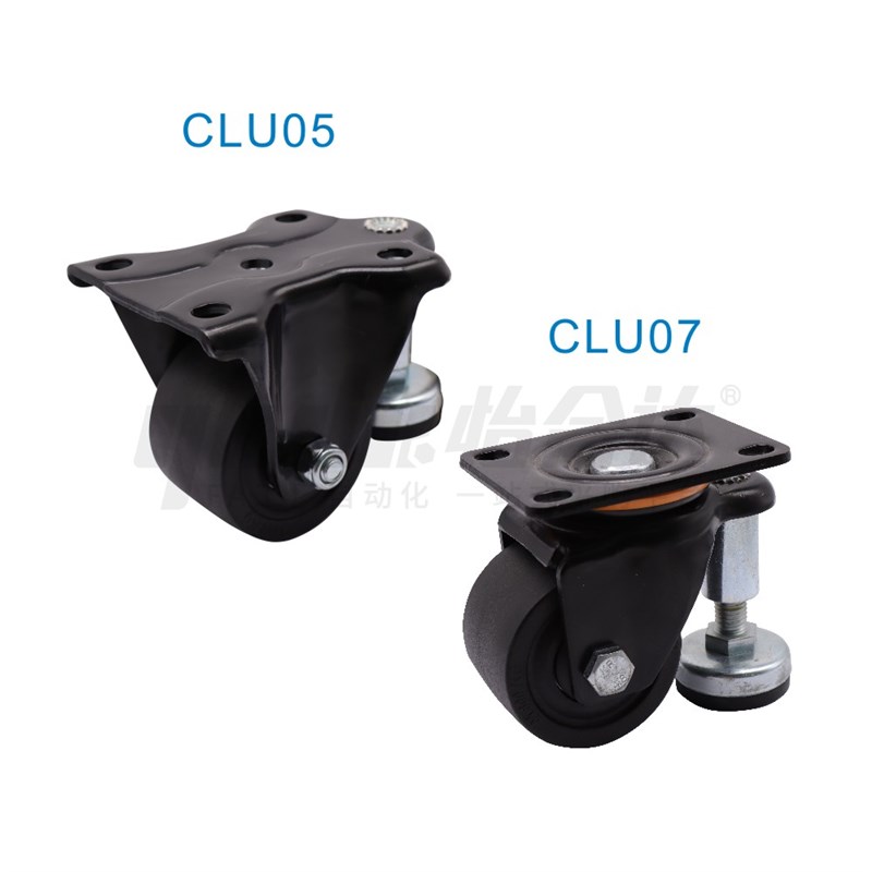 替怡合达带偏心e调整块CLU07-D63/75-BC固定脚轮CLOU05-D63/75-BC