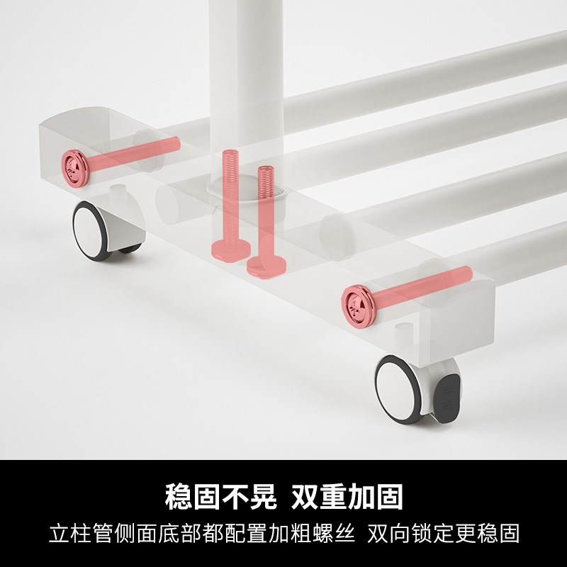 放衣架卧室落地衣帽架加厚加粗入户置衣架家用挂衣架转角简易衣架