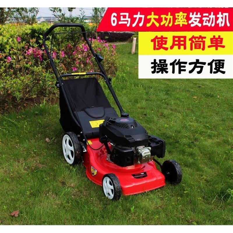 园林割草机手推式割草机草坪四冲程大功率草坪机新款除草机农用