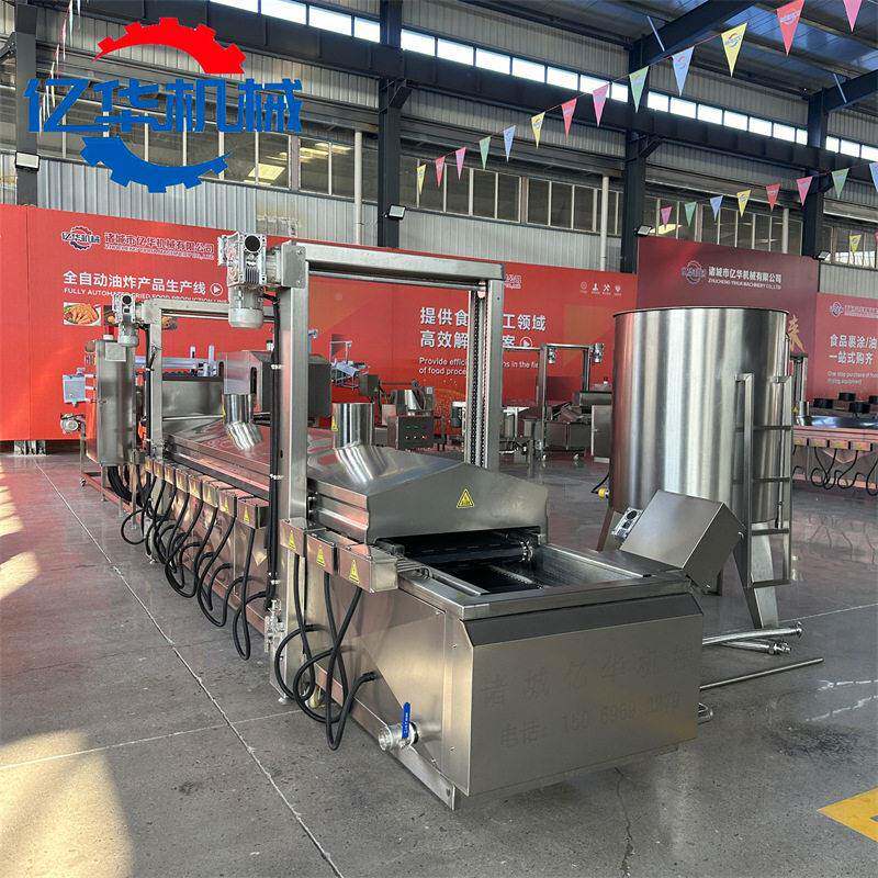 杏鲍菇油炸 平菇油炸工加全套设备 菌菇类产机油炸生产亿华品线