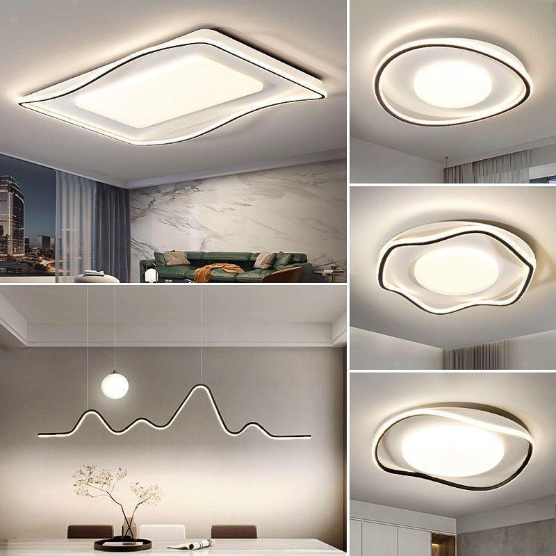 2023新款客厅主灯现代简约套餐组合中山灯具护眼卧室灯led吸顶灯