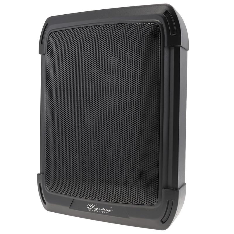 销超薄低音炮汽车10寸座位下纯低音喇叭12V功放带线控7*13