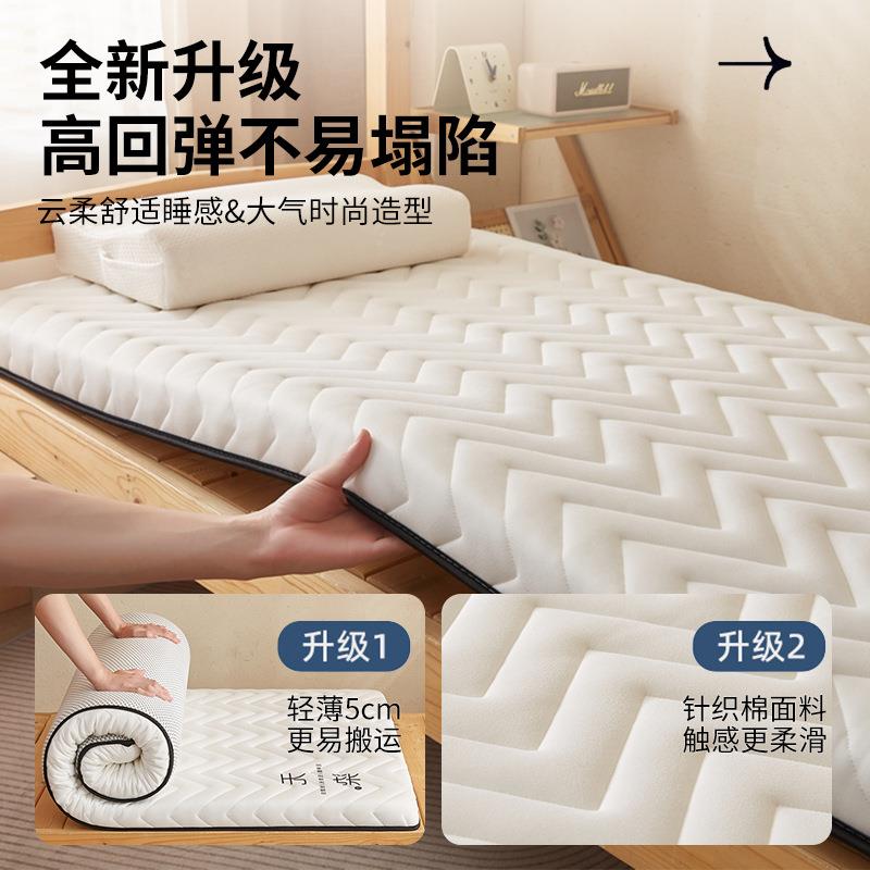 宿舍学生单人床垫记忆棉垫子软垫租房专用榻榻米海绵垫可折叠防滑