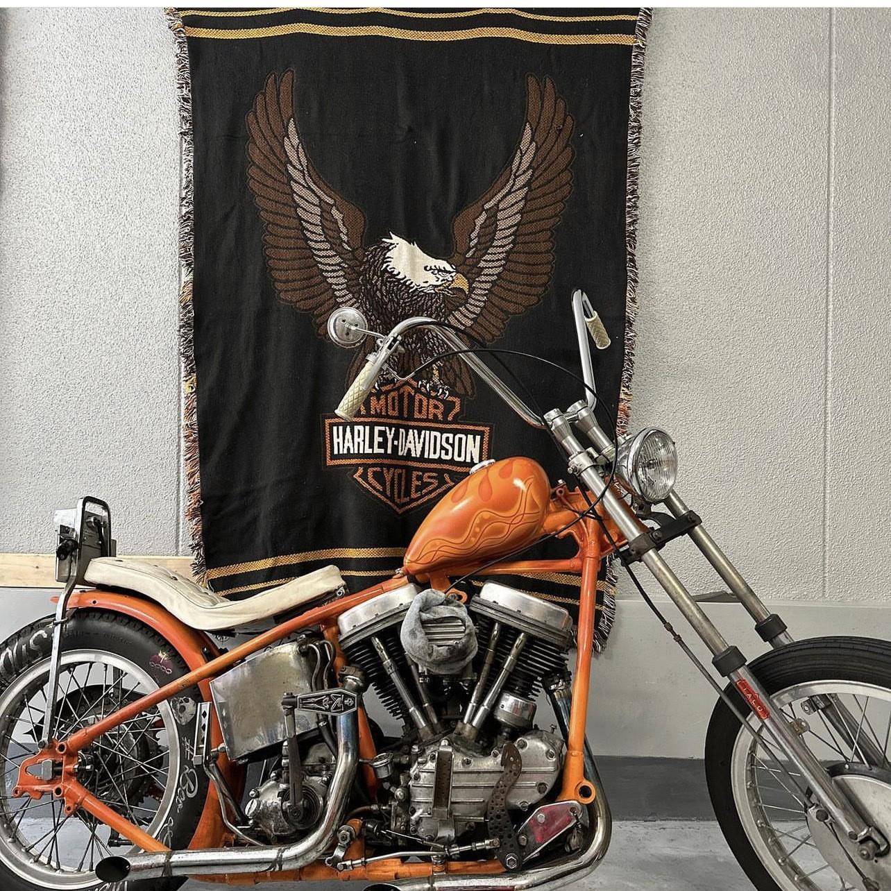 哈雷摩托HarleyDavidson风沙发毯ハーレーダビッドソン