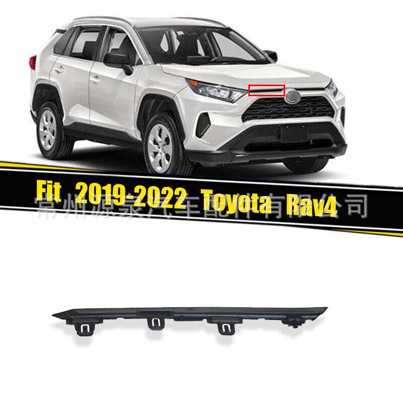适用于19-22年丰田RAV4前保险杠上格栅饰条前杠饰条上模装饰