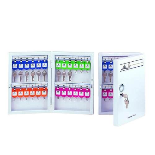 杰丽斯钥匙箱新品24位钥匙箱壁挂式铁质金属钥匙柜钥匙收纳箱8701