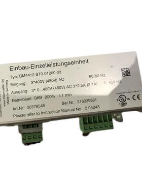 BAUMULLER包米勒驱动器BM4412-ST0-01200-03