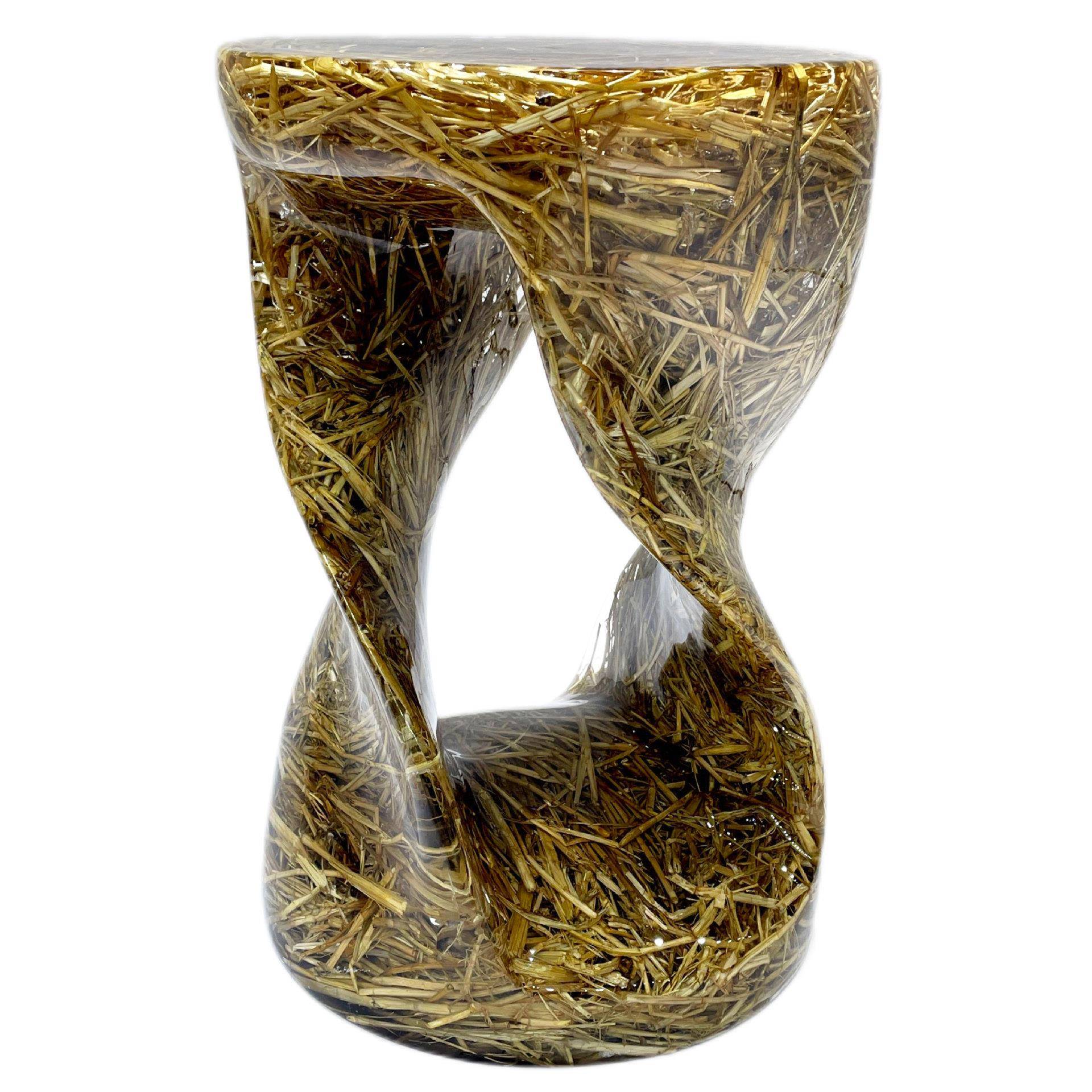 茶空间水晶凳子亚克力树脂木墩展厅客厅家具茶几边几