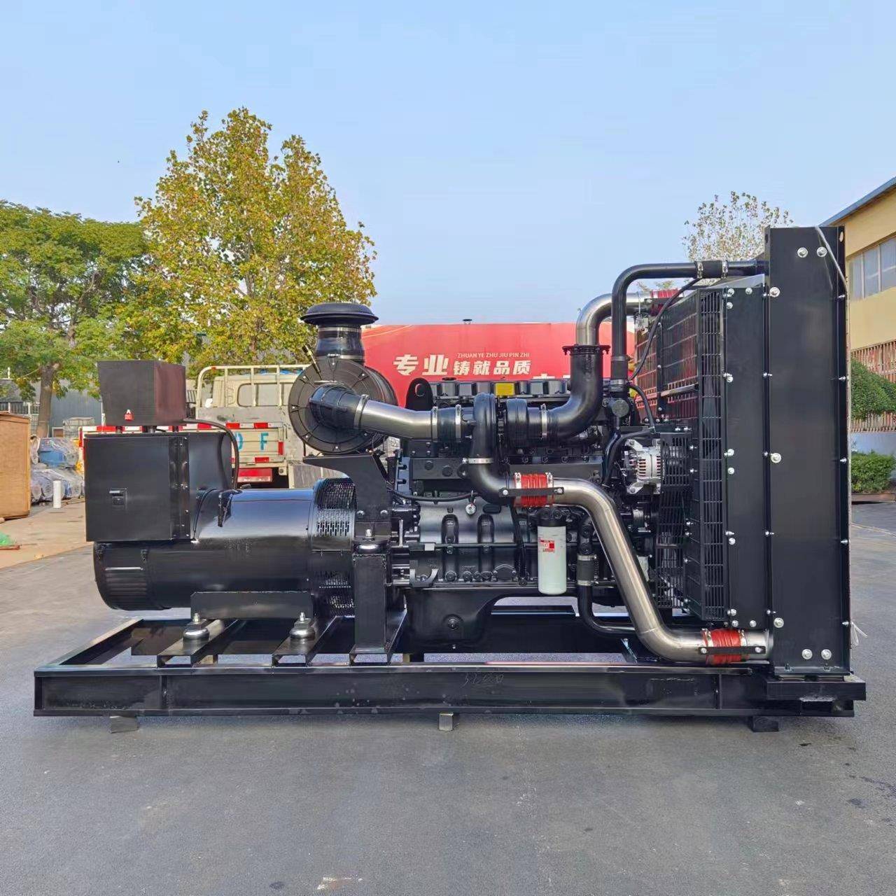 康明斯400KW发电机组工业工厂应急柴油发电机移动低噪音式