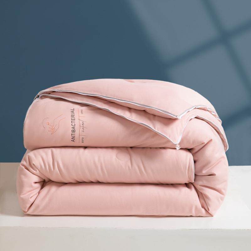 加厚保暖被被冬二合一双人芯大豆通用四季春秋被被子母拉链子纤维