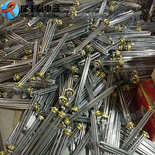 不锈钢304加热管丝扣法兰电热管电热棒开水/导热油发热管