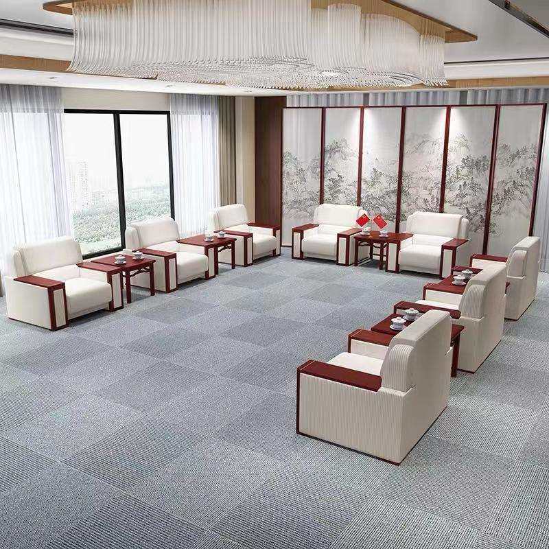 新中式办公沙发单人位茶几组合会客接待商务会议沙发贵宾接待沙发,鲜花速递/花卉仿真/绿植园艺,割草机/草坪机,淘宝优惠券,粉丝福利购,淘宝优惠卷