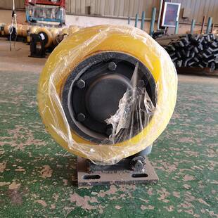 L45聚氨酯滚轮罐耳矿山立井提升容器罐笼提升容器缓冲导向轮