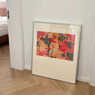 【折扣价】抽象艺术《游乐园》艺术画法式风格现代简约客厅挂画落