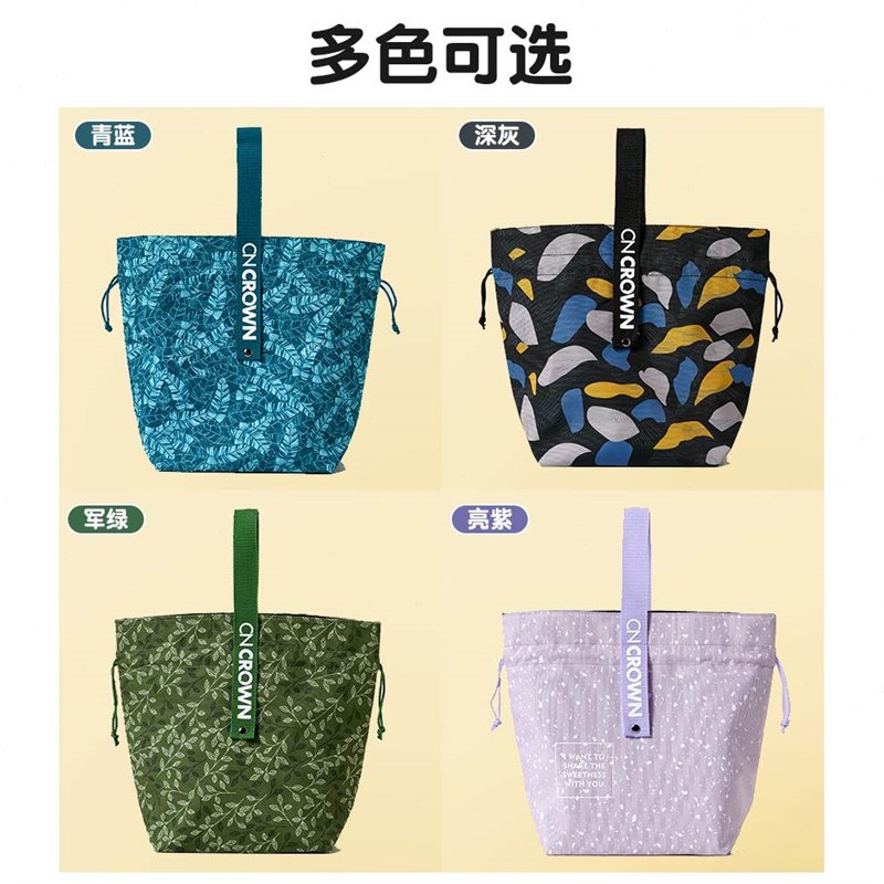 手提包饭盒恩上班时尚用便当包耐外出罗科袋加厚简约大容量保温