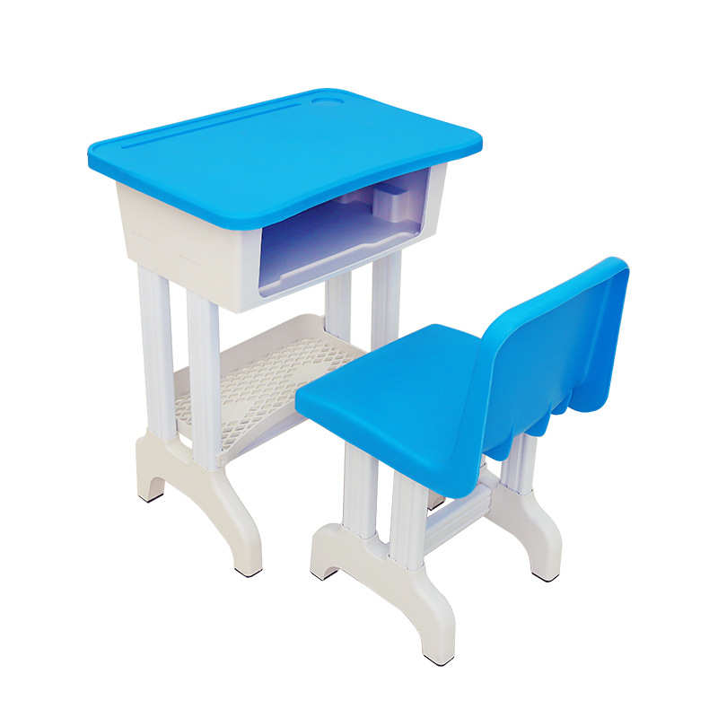 学校塑钢学生培训班塑料单人凳子课桌椅课桌加厚中小学