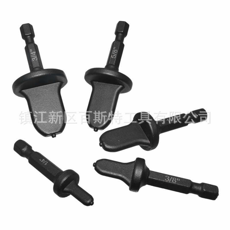 五件套六角柄喇叭口胀管器 空调铜管扩口器 撑管器  管口扩大工具